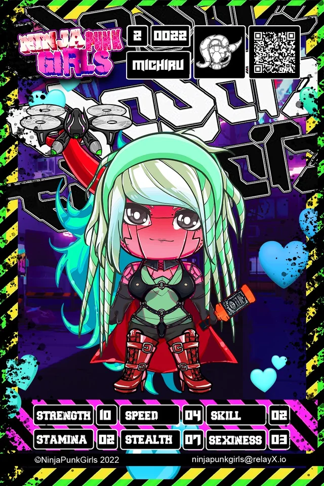 Original minted card #0022 Michiru