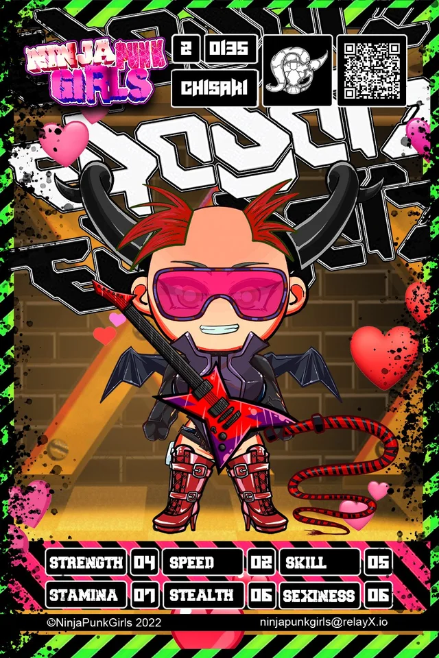 Original minted card #0135 Chisaki