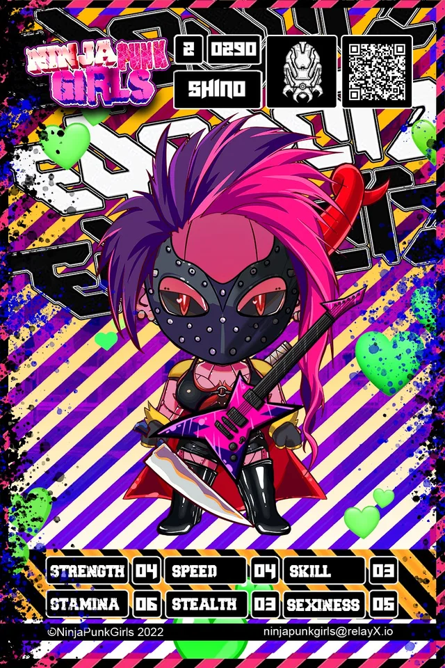 Original minted card #0290 Shino