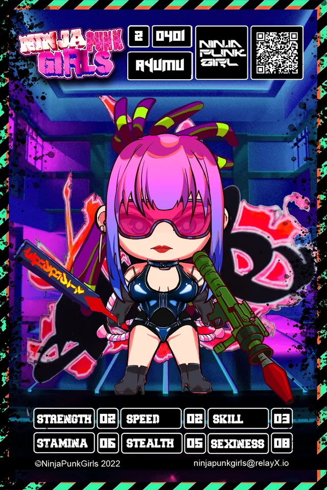 Original minted card #0401 Ayumu