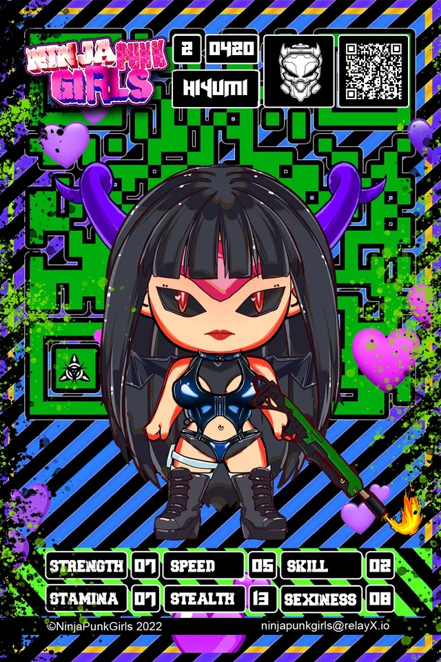 Original minted card #0420 Hiyumi