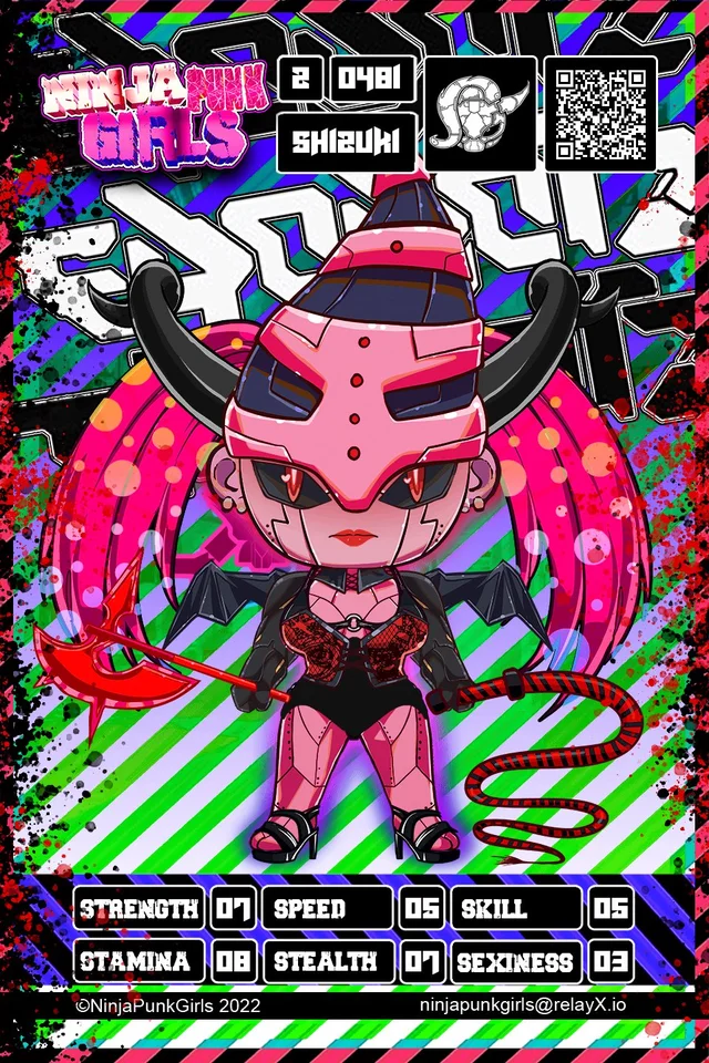 Original minted card #0481 Shizuki