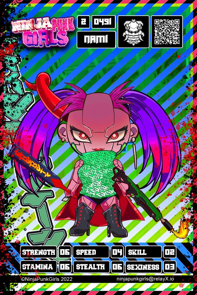 Original minted card #0491 Nami