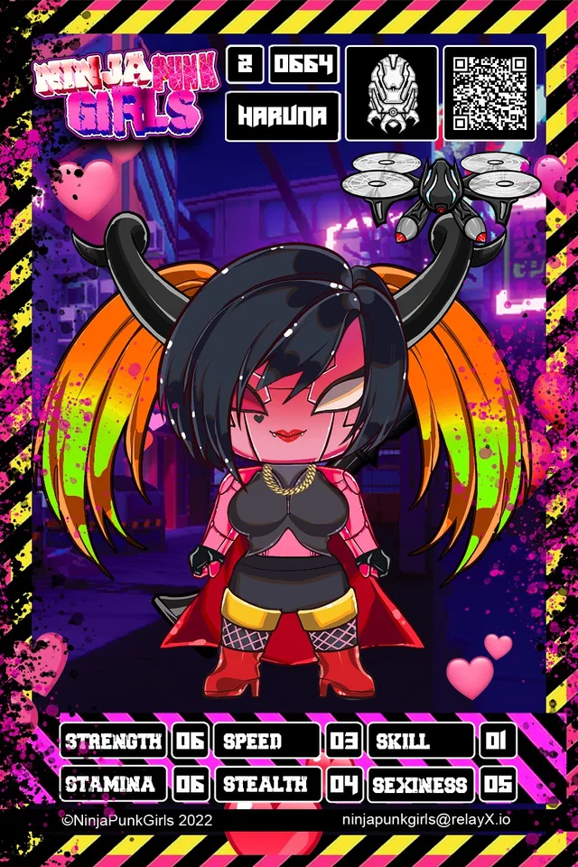 Original minted card #0664 Haruna
