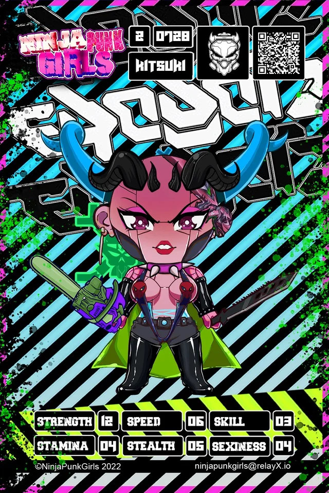 Original minted card #0728 Kitsuki