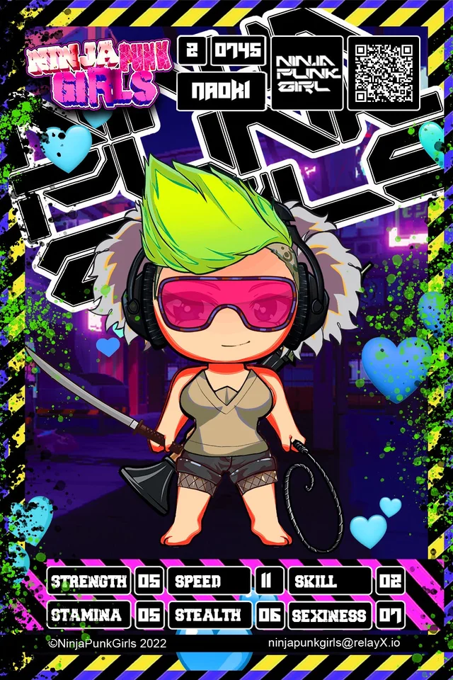 Original minted card #0745 Naoki