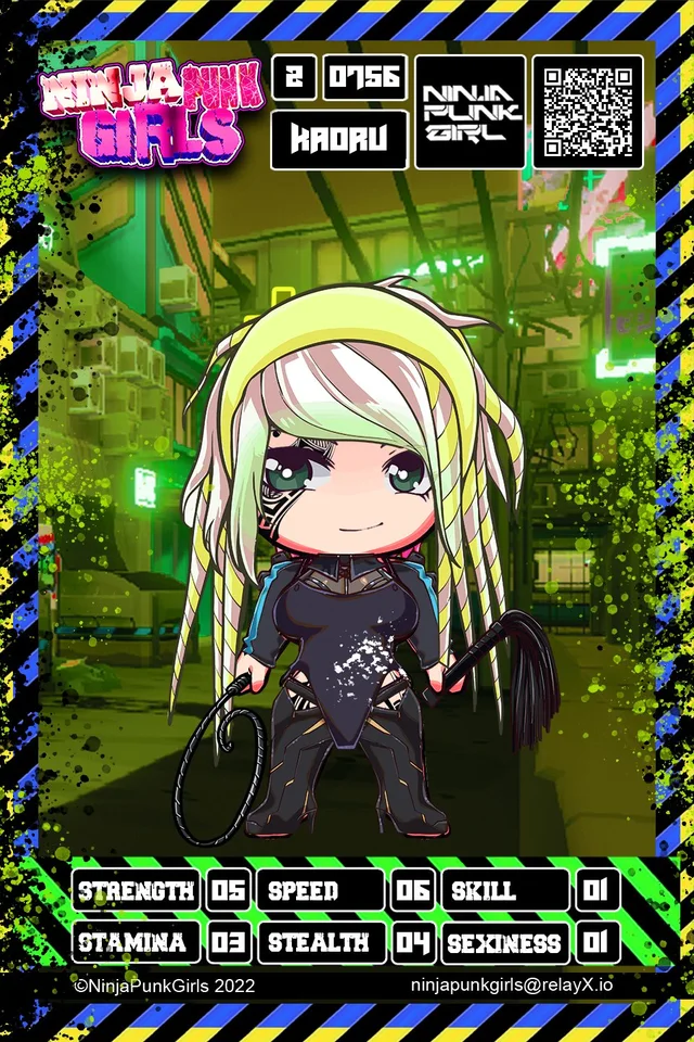 Original minted card #0756 Kaoru