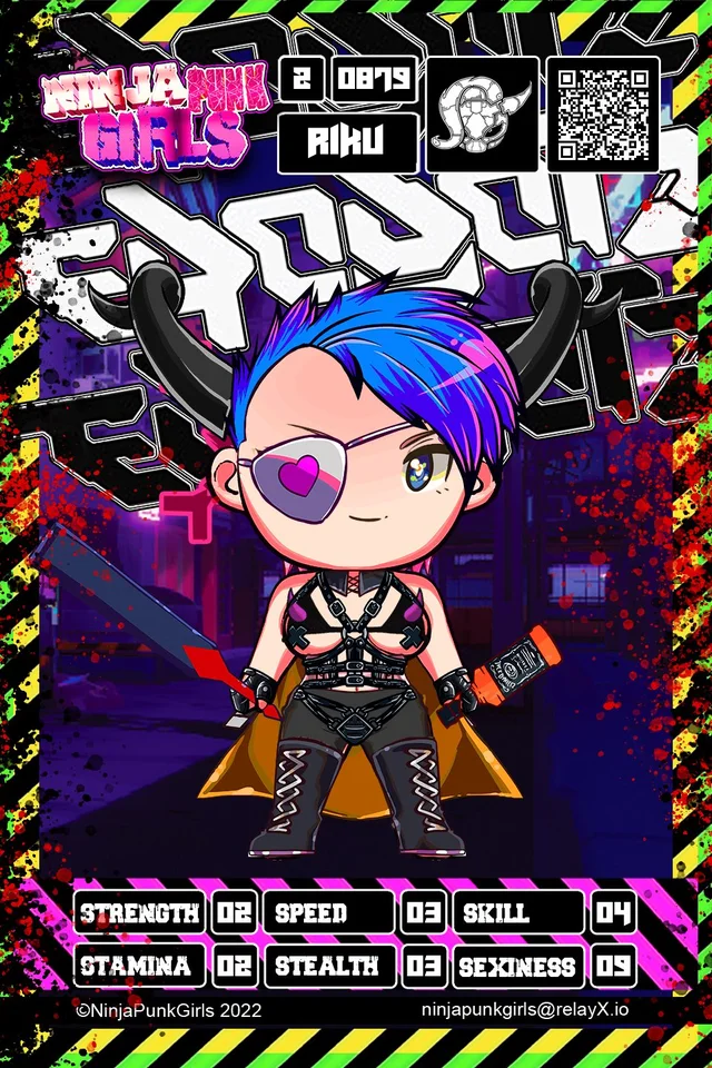 Original minted card #0879 Riku