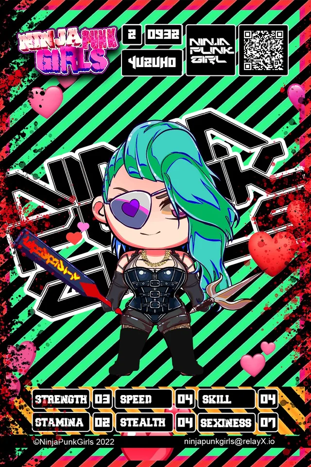 Original minted card #0932 Yuzuho