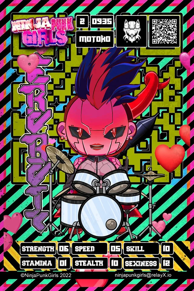Original minted card #0935 Motoko