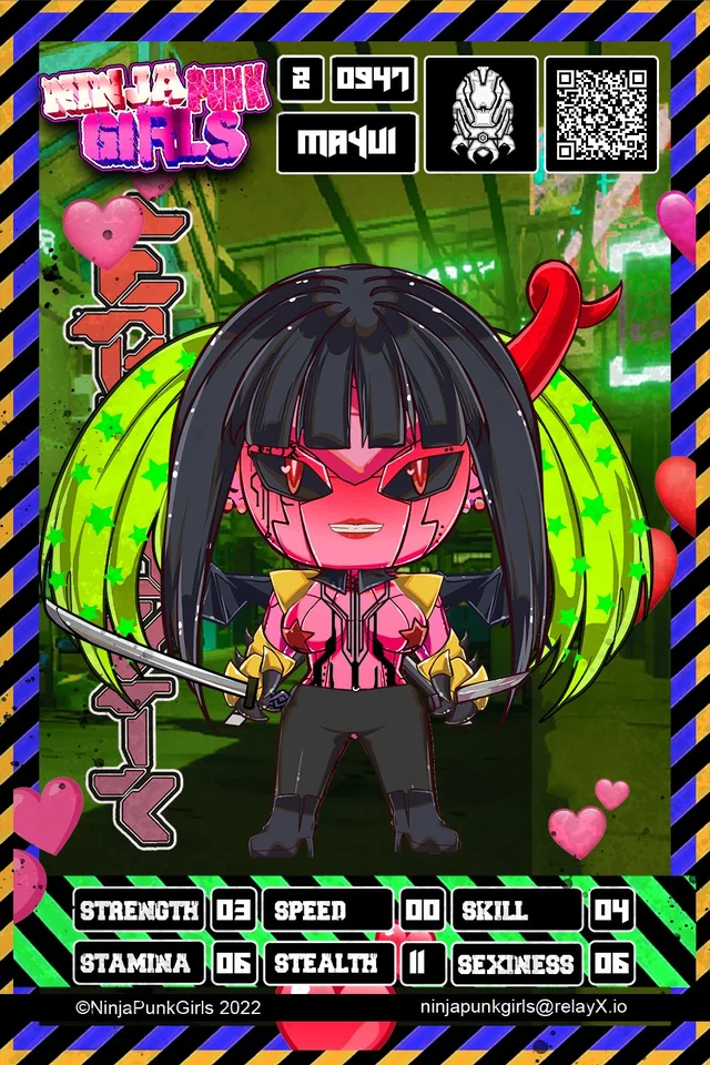 Original minted card #0947 Mayui
