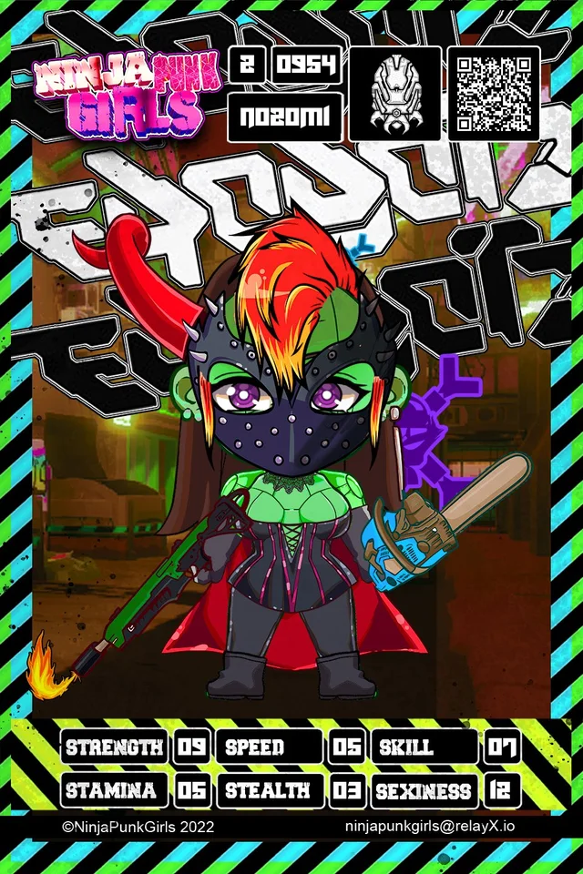 Original minted card #0954 Nozomi