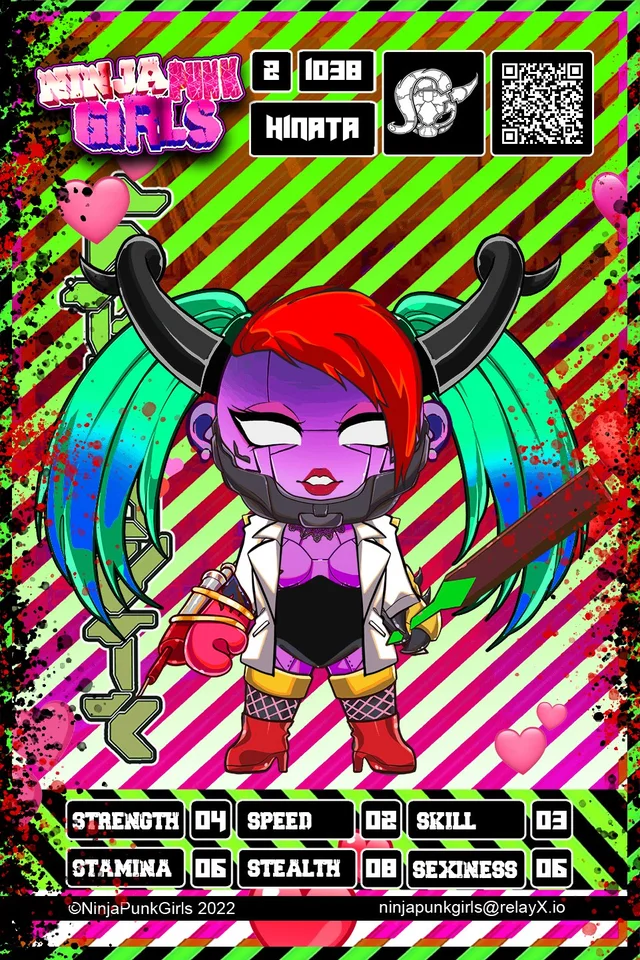 Original minted card #1038 Hinata