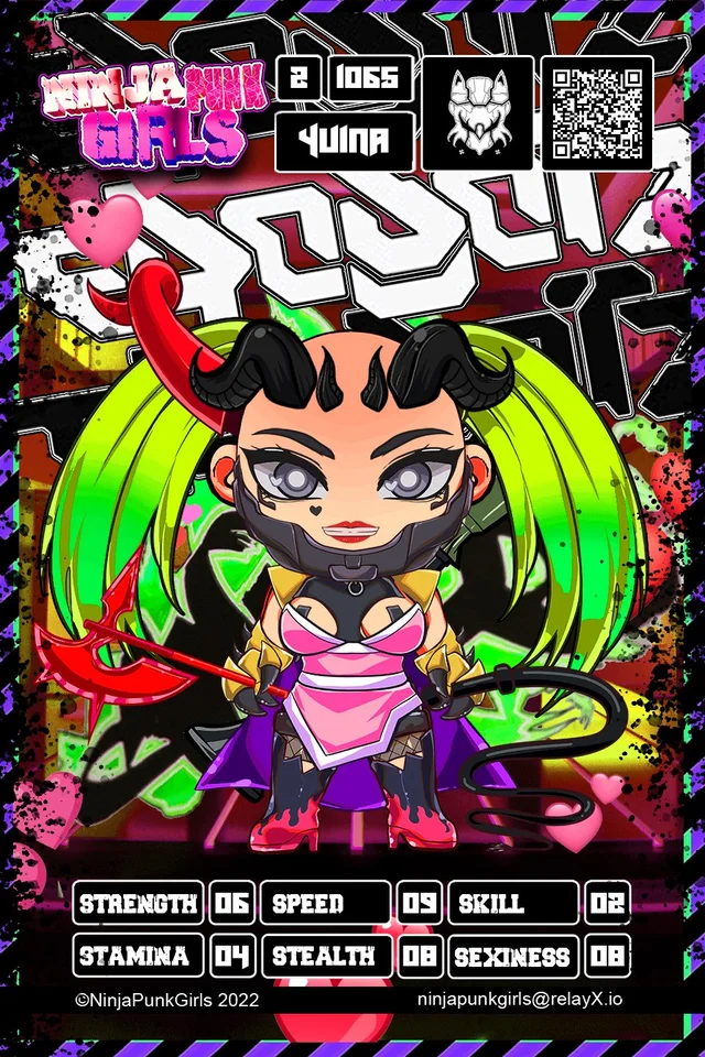 Original minted card #1065 Yuina