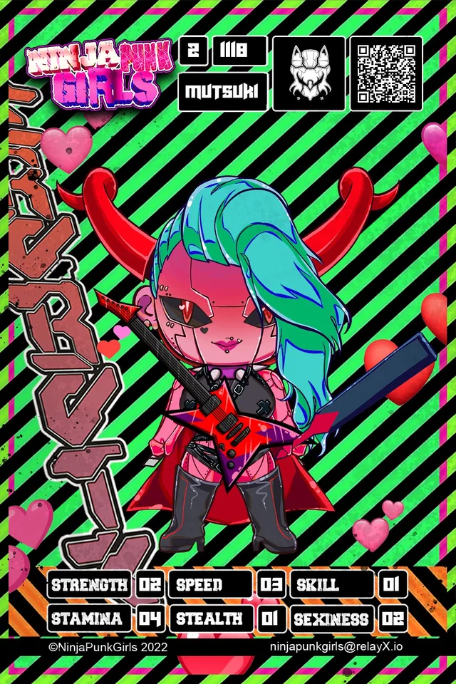 Original minted card #1118 Mutsuki