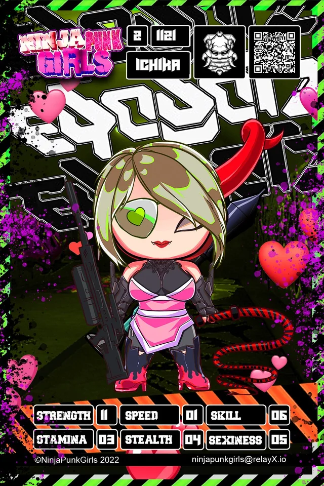 Original minted card #1121 Ichika