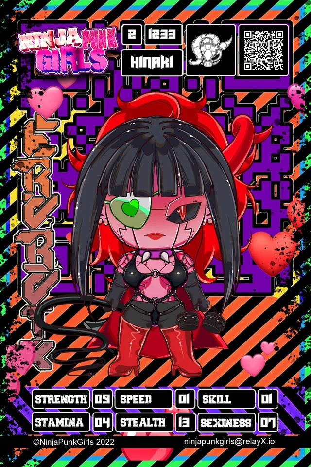 Original minted card #1233 Hinaki