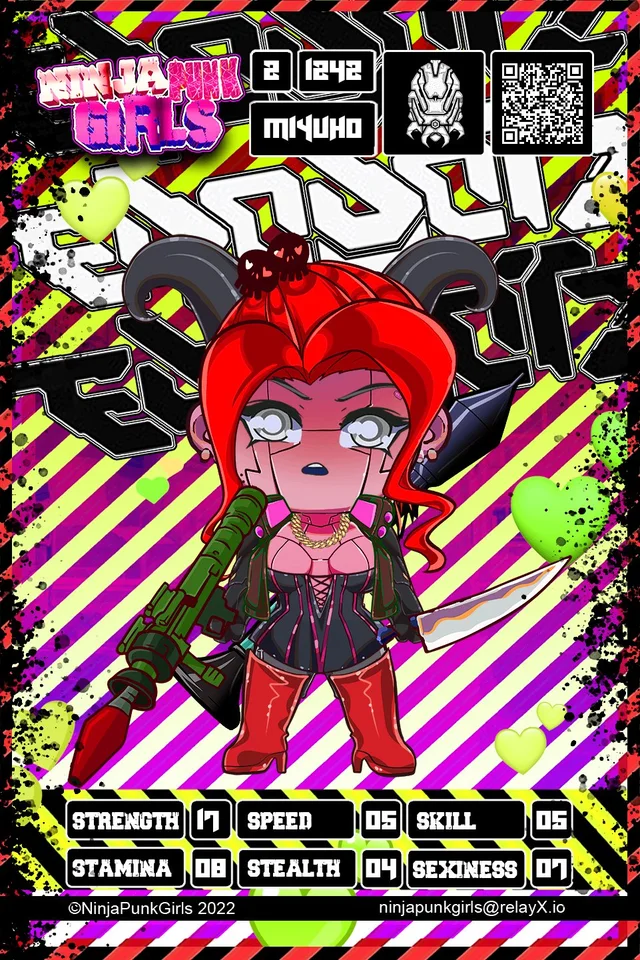 Original minted card #1242 Miyuho