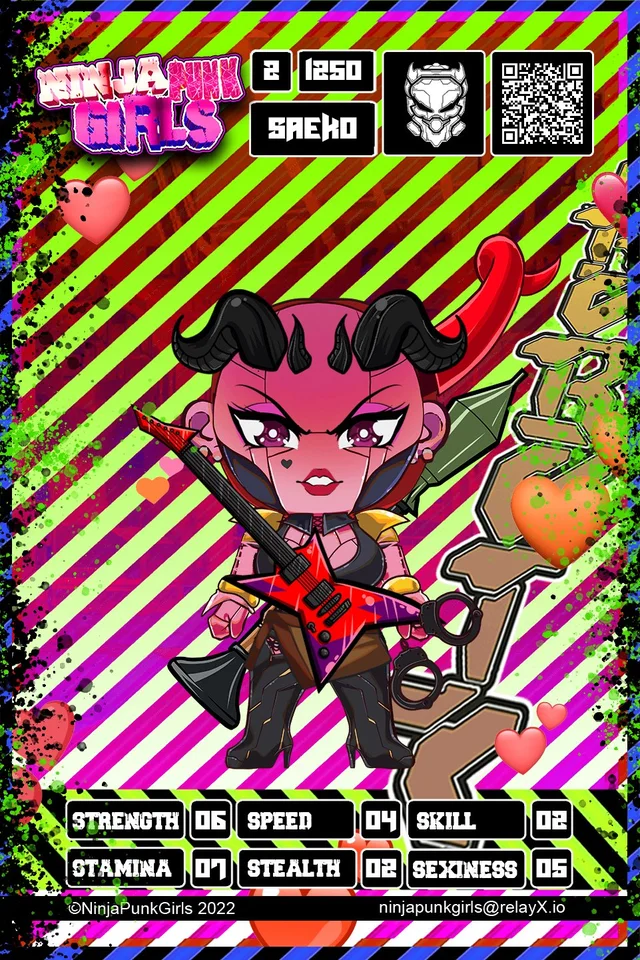 Original minted card #1250 Saeko