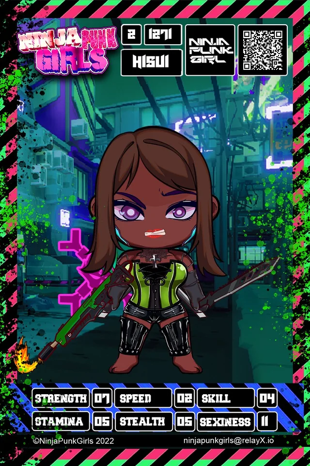 Original minted card #1271 Hisui