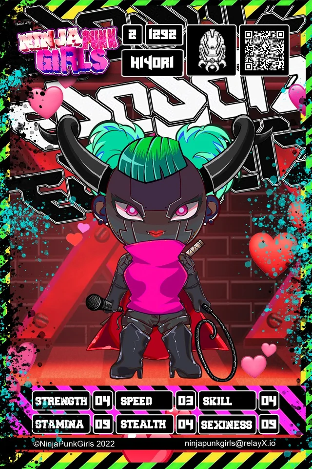 Original minted card #1292 Hiyori
