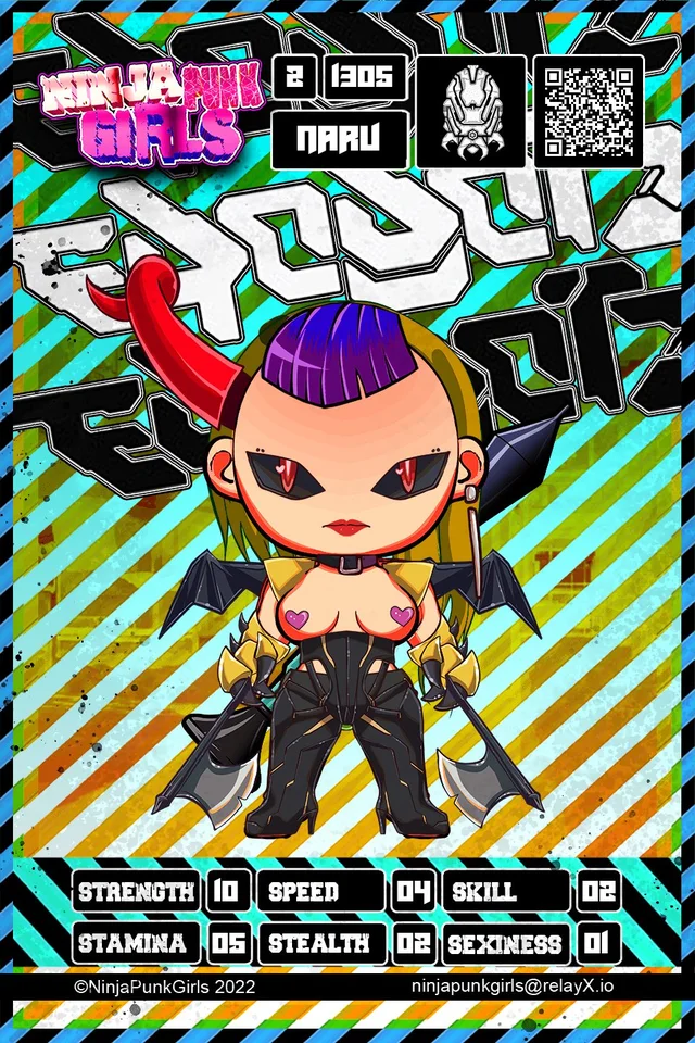 Original minted card #1305 Naru
