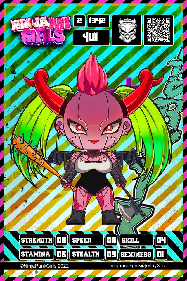 Original minted card #1342 Yui