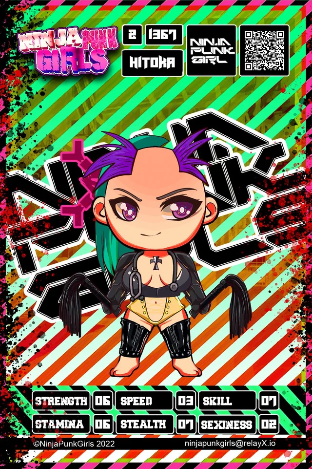 Original minted card #1367 Hitoka