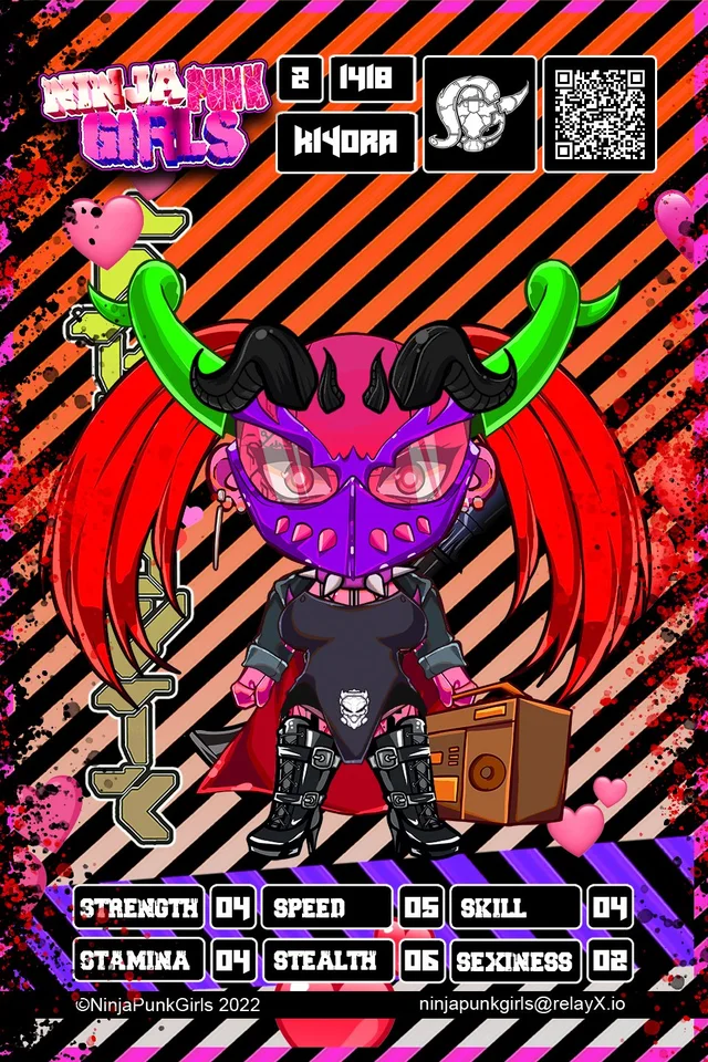 Original minted card #1418 Kiyora
