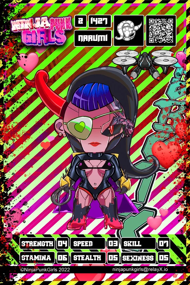 Original minted card #1427 Narumi