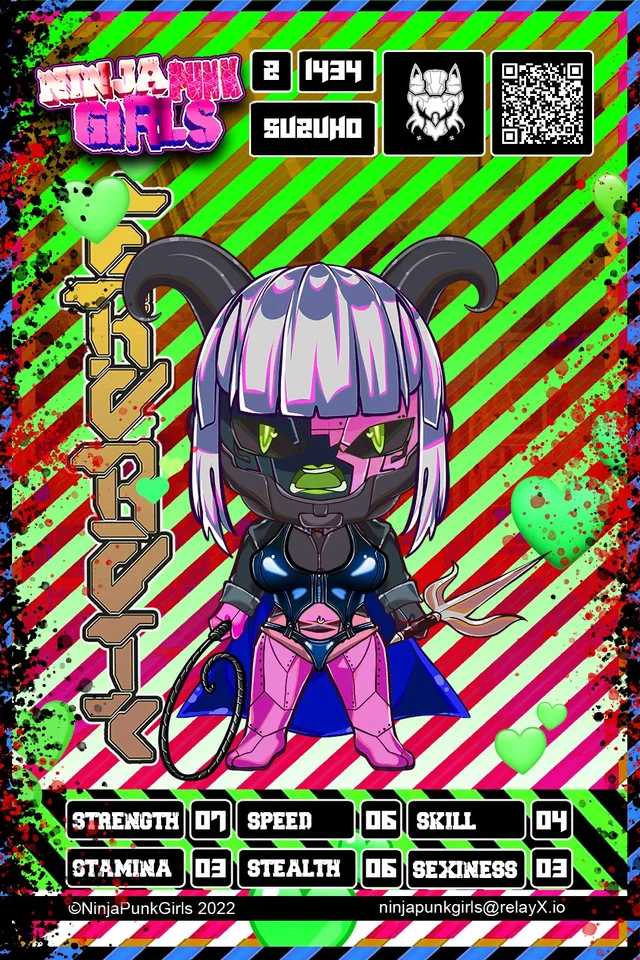 Original minted card #1434 Suzuho