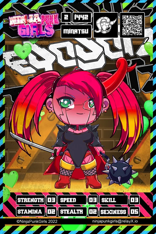 Original minted card #1442 Minatsu