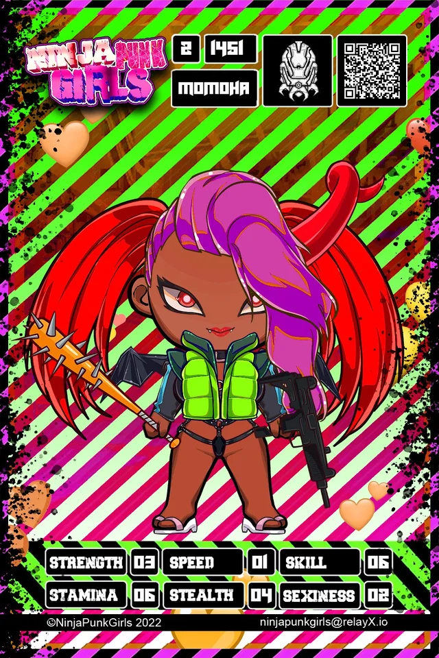 Original minted card #1451 Momoha