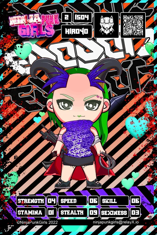 Original minted card #1504 Hiroyo