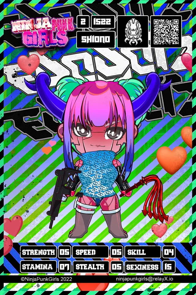 Original minted card #1522 Shiono