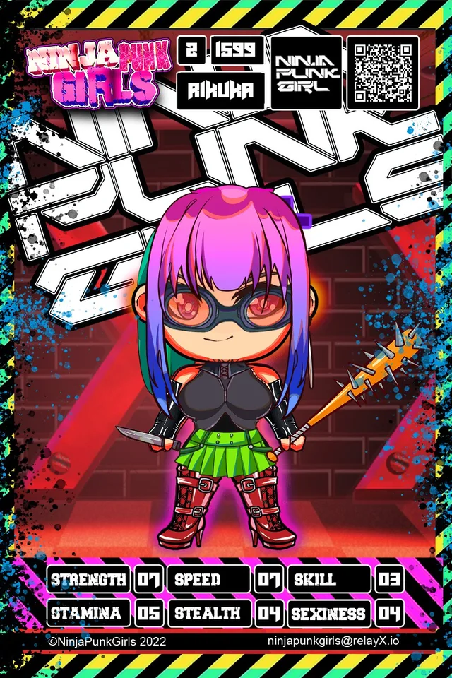 Original minted card #1599 Rikuka
