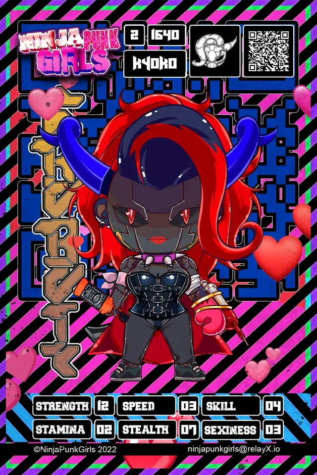 Original minted card #1640 Kyoko
