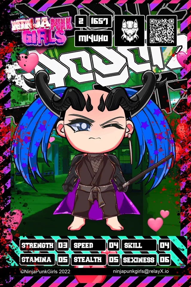 Original minted card #1657 Miyuho