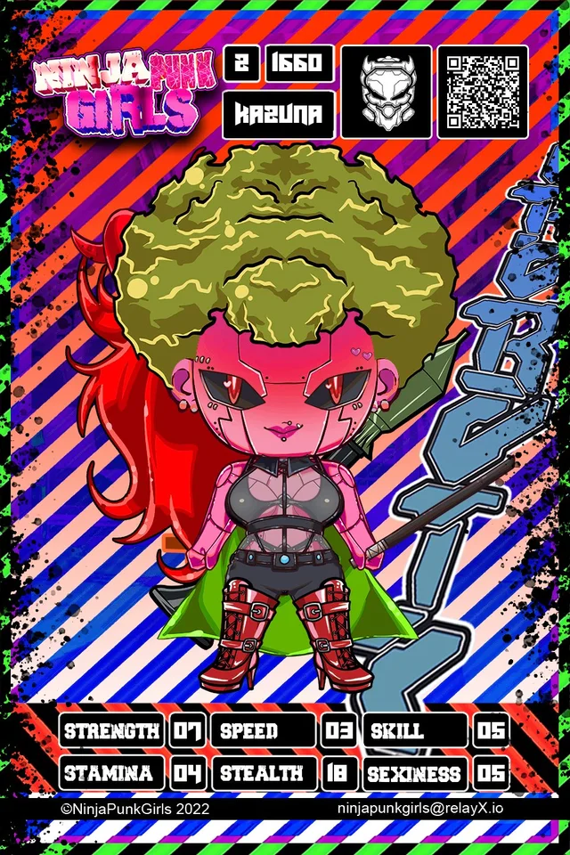 Original minted card #1660 Kazuna
