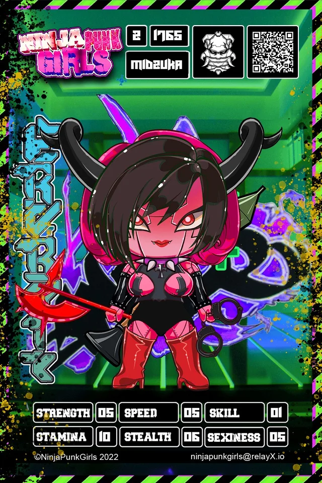 Original minted card #1765 Midzuka