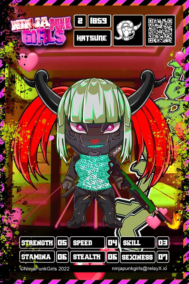 Original minted card #1859 Hatsune