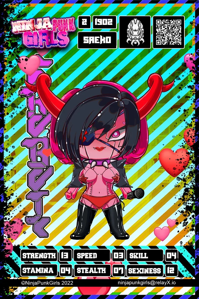 Original minted card #1902 Saeko