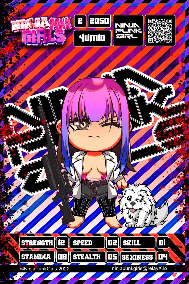 Original minted card #2050 Yumio