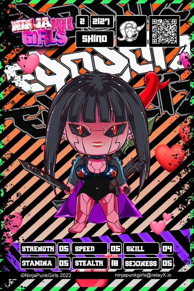 Original minted card #2127 Shino