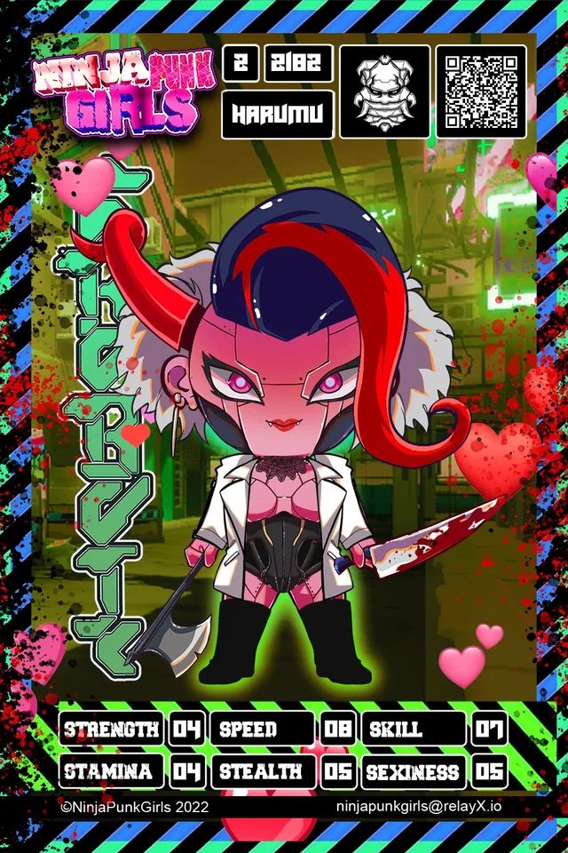 Original minted card #2182 Harumu