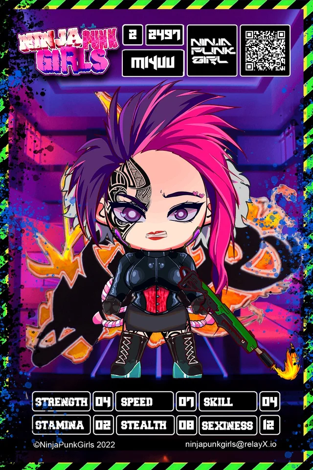 Original minted card #2497 Miyuu