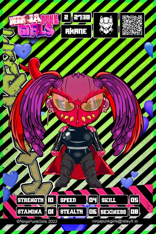 Original minted card #2738 Akane