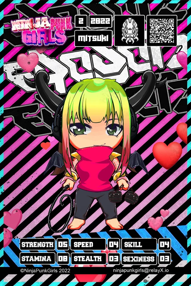 Original minted card #2822 Mitsuki