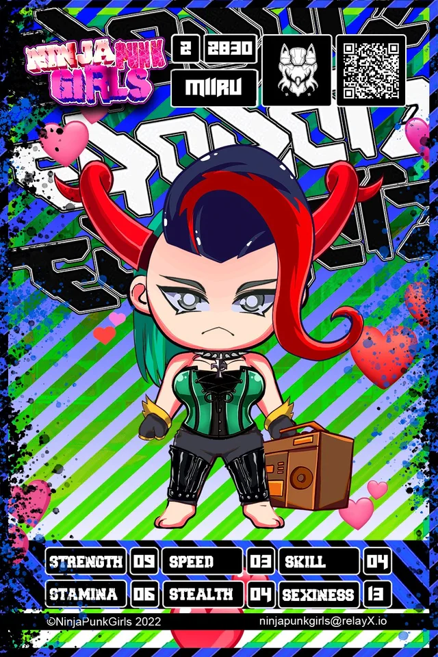 Original minted card #2830 Miiru