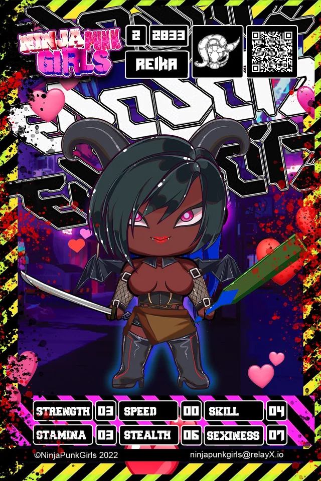 Original minted card #2833 Reika